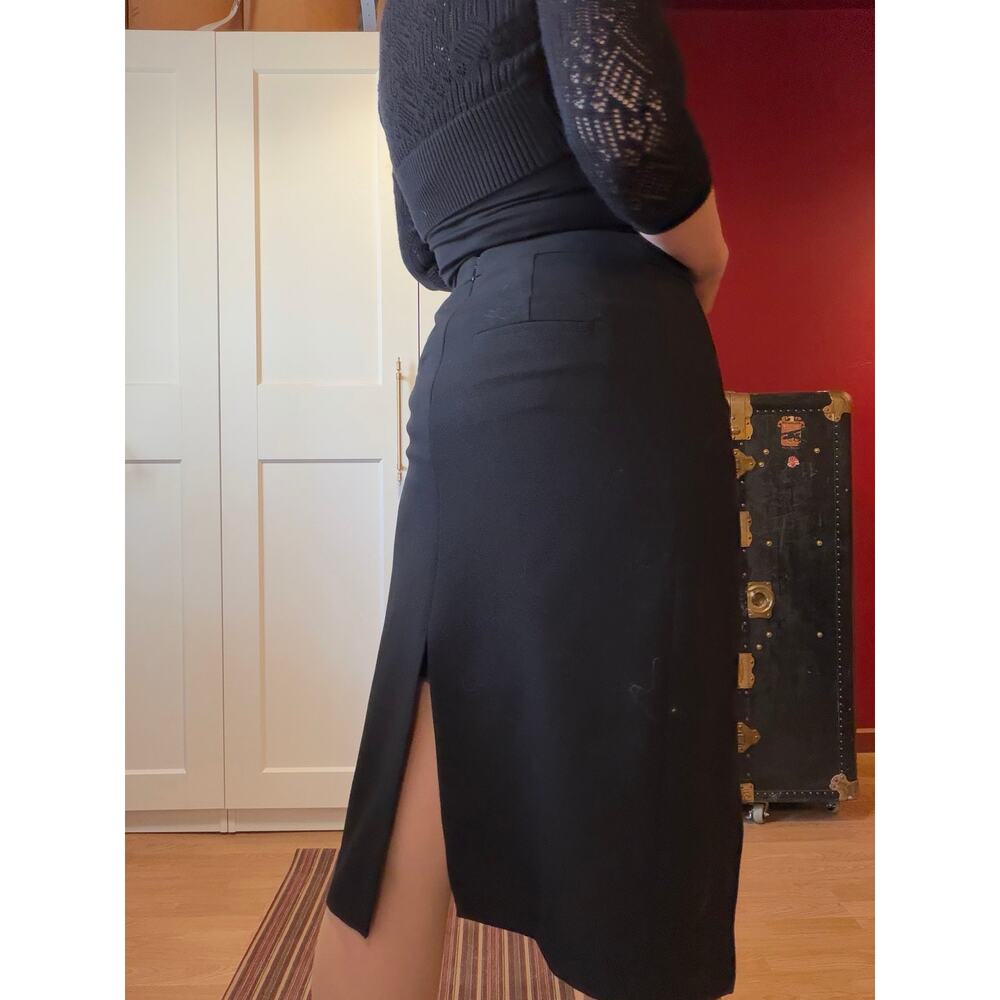 black wrap skirt work bhwm - Picture 3 of 4